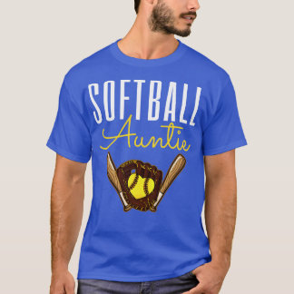 Softball Auntie T-Shirt