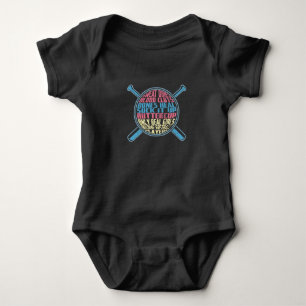 Softball Baby Strampler