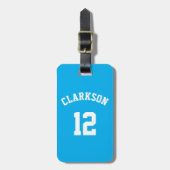 Softball Bag Tag Gepäckanhänger (Vorderseite vertikal)