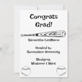 Softball/Baseball 3 FotoCollage weiß Ankündigung (Rückseite)