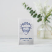 Softball Baseball Catcher's Mask Business Cards Visitenkarte (Stehend Vorderseite)