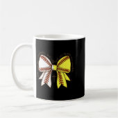 Softball Baseball Mom Bow Christian With Man This  Kaffeetasse (Links)