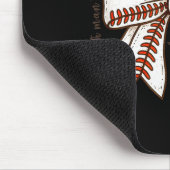Softball Baseball Mom Bow Christian With Man This Mousepad (Ecke)