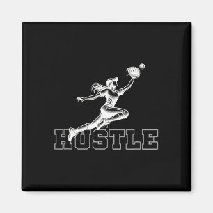 Softball, Baseball, Sport, Athletinnen, Eifer Magnet