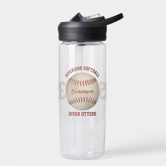 Softball-Baseball-Team und Athleten Name Trinkflasche (Links)