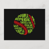 Softball Baseball Zuhause Pitcher Catcher Ball-Ges Postkarte (Vorderseite)