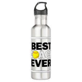 Softball Best Coach je Sportwagen Geschenk Idee Edelstahlflasche