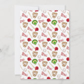 Softball Birthday Party Invitation Einladung (Rückseite)