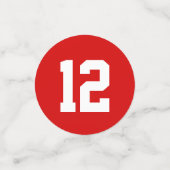 Softball Birthday Party Konfetti (Klein Vorderseite)