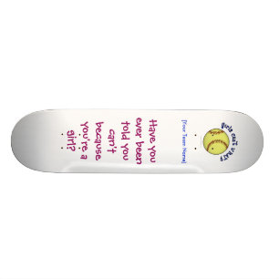 Softball-blau Skateboard