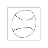 Softball-Briefmarke Gummistempel (Prägung)
