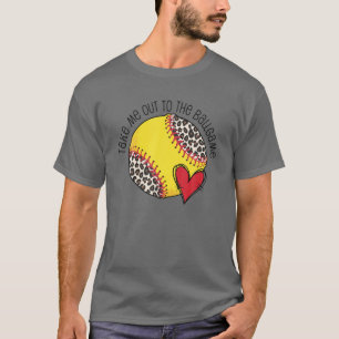 Softball bringt mich zum Ball Game Funny Softba T-Shirt
