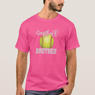 Softball Brother Vintage Softball-Familie passt zu T-Shirt