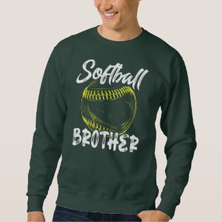 Softball-Bruder für Männer Familien-Matching-Playe Sweatshirt
