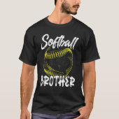 Softball-Bruder für Männer - Familienmitglieder T-Shirt (Vorderseite)
