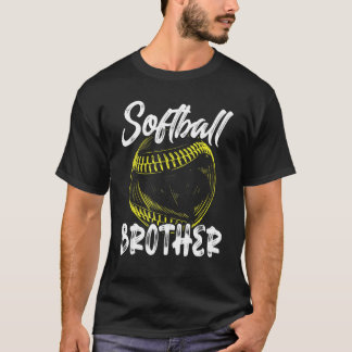 Softball-Bruder für Männer - Familienmitglieder T-Shirt