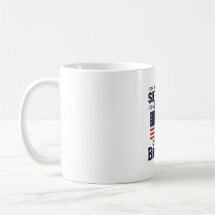 Softball-Bruder-patriotisches-vintage-graviertes-S Kaffeetasse
