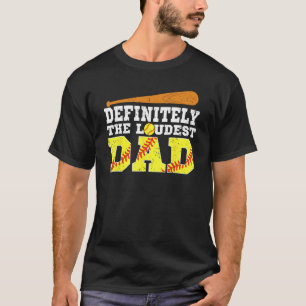 Softball Catcher Dad Witze Fastpitch Trainer Väter T-Shirt