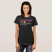 Softball Catcher Definition Softball Player T-Shirt (Vorne ganz)