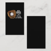 Softball Catcher Girl Jesus Religious Baseball Visitenkarte (Vorne/Hinten)