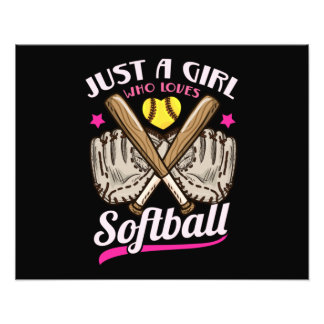 Softball Catcher Softball Player Fotodruck