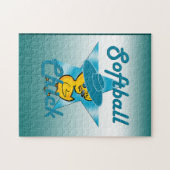 Softball Chick #7 Puzzle (Horizontal)