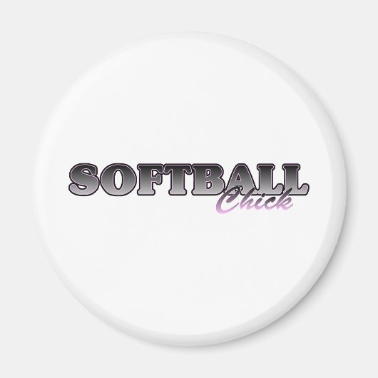 Softball Chick Magnet (Vorne)