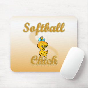 Softball Chick Mousepad