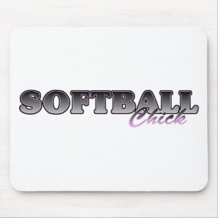 Softball Chick Mousepad