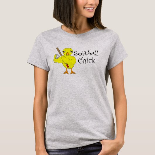 Softball Chick T-Shirt (Vorderseite)