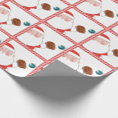 Softball Christmas Geschenkpapier (Ecke)