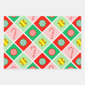 Softball Christmas Holiday Geschenkpapier Set (Vorderseite 3)