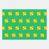 Softball Christmas Holiday Geschenkpapier Set (Vorderseite 2)