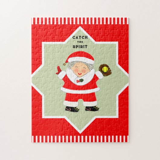 Softball Christmas Puzzle (Vertikal)