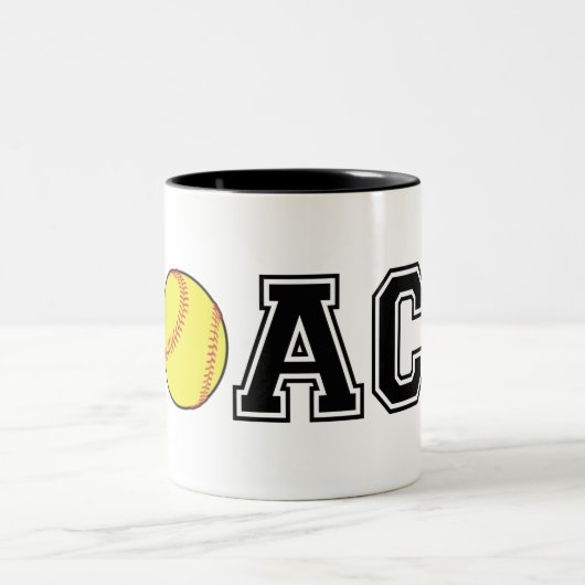 Softball-Coach Dankeschön Geschenkkaffee Tasse (Mittel)