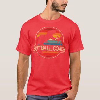 Softball Coach Dinosaurier T-Shirt