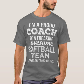 Softball Coach Funny Vielen Dank Dankeschön Gesche T-Shirt