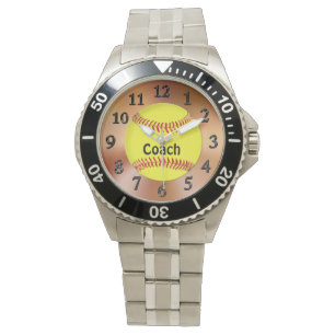 Softball Coach Geschenkideen Softball Watch / NAME Armbanduhr