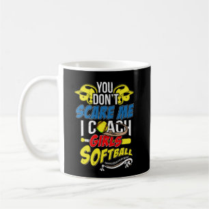 Softball Coach I Coach Girls Softball Coach Sport Kaffeetasse