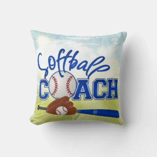 Softball Coach Kissen