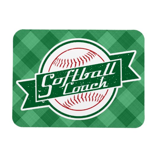 Softball Coach Magnet (Horizontal)