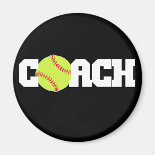 Softball Coach Magnet