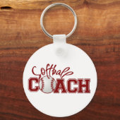 Softball COACH Schlüsselanhänger (Vorderseite)