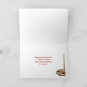 Softball Coach Vielen Dank Dankeskarte (Innenseite)