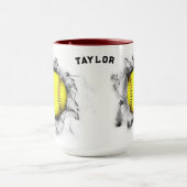 Softball Collectible Tasse (Zentrum)