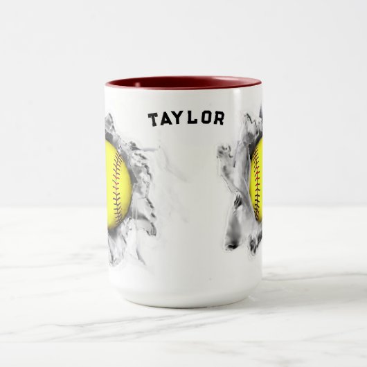 Softball Collectible Tasse (Zentrum)