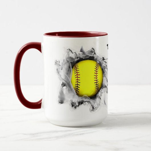 Softball Collectible Tasse (Links)