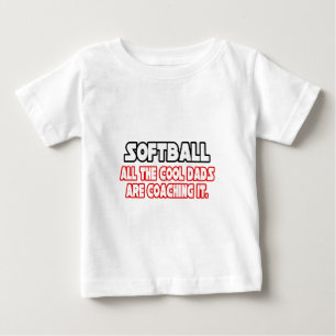 Softball.. Coole Väter Baby T-shirt