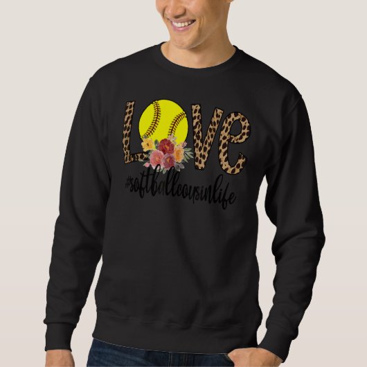 Softball Cousin Life Softball Player Cousin Sweatshirt (Vorderseite)