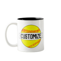 Softball Custom Team Name and Color Sports Fan